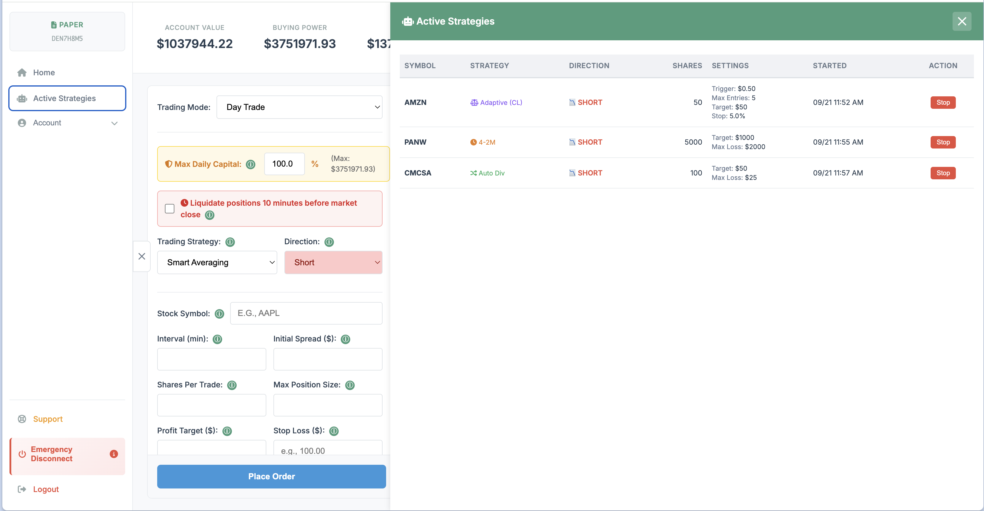 Dashboard Overview